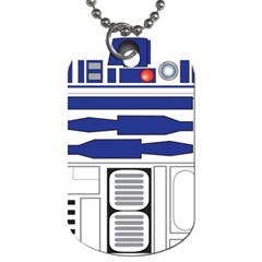 R2 Series Astromech Droid Dog Tag (two Sides) by Sudhe