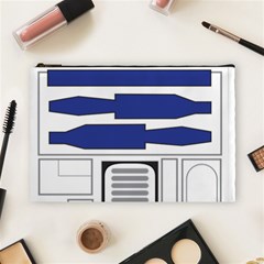 R2 Series Astromech Droid Cosmetic Bag (large) by Sudhe