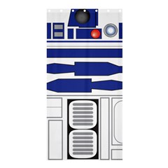 R2 Series Astromech Droid Shower Curtain 36  X 72  (stall)  by Sudhe