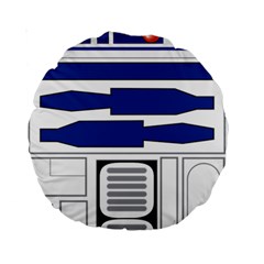 R2 Series Astromech Droid Standard 15  Premium Round Cushions by Sudhe