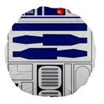 R2 Series Astromech Droid Large 18  Premium Round Cushions Front