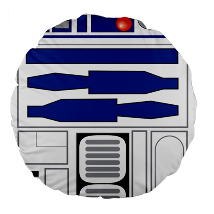 R2 Series Astromech Droid Large 18  Premium Round Cushions