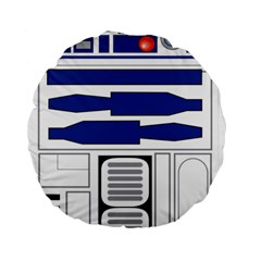 R2 Series Astromech Droid Standard 15  Premium Flano Round Cushions by Sudhe