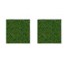 Circuit Board Electronics Draft Cufflinks (square) by Pakrebo