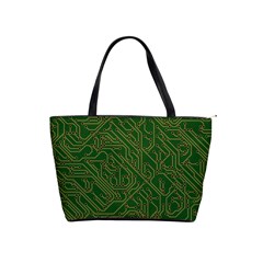 Circuit Board Electronics Draft Classic Shoulder Handbag by Pakrebo