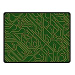 Circuit Board Electronics Draft Fleece Blanket (Small) 50 x40  Blanket Front