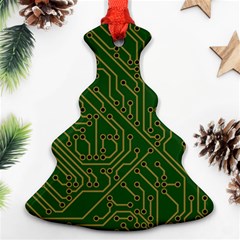 Circuit Board Electronics Draft Christmas Tree Ornament (two Sides) by Pakrebo