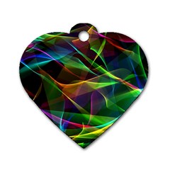 Colors Fiesta Festive Celebration Dog Tag Heart (one Side) by Pakrebo