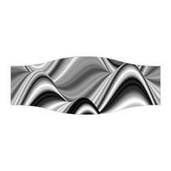 Waves Black And White Modern Stretchable Headband