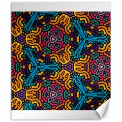 Grubby Colors Kaleidoscope Pattern Canvas 20  X 24  by Pakrebo