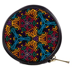 Grubby Colors Kaleidoscope Pattern Mini Makeup Bag by Pakrebo