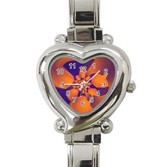 Digital Art Art Artwork Abstract Heart Italian Charm Watch by Pakrebo