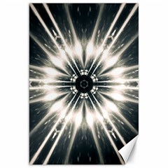 Abstract Fractal Pattern Lines Canvas 20  X 30  by Pakrebo