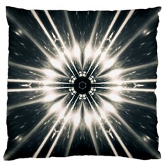 Abstract Fractal Pattern Lines Standard Flano Cushion Case (one Side) by Pakrebo