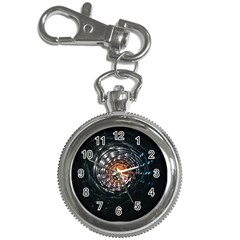 Abstract Fractal Pattern Galaxy Key Chain Watches by Pakrebo