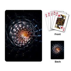 Abstract Fractal Pattern Galaxy Playing Cards Single Design