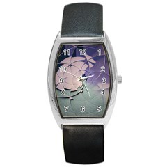 Digital Art Art Artwork Abstract Barrel Style Metal Watch by Pakrebo