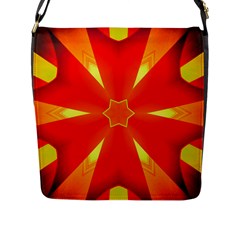 Digital Art Art Artwork Abstract Flap Closure Messenger Bag (l) by Pakrebo