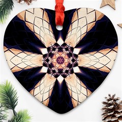 Digital Art Art Artwork Abstract Heart Ornament (two Sides) by Pakrebo