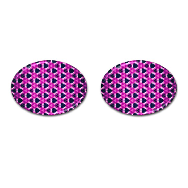 Digital Art Art Artwork Abstract Cufflinks (Oval)