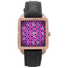 Digital Art Art Artwork Abstract Rose Gold Leather Watch 