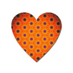 Texture Background Pattern Heart Magnet by Pakrebo