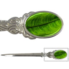 Green Leaf Plant Freshness Color Letter Opener by Pakrebo