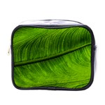 Green Leaf Plant Freshness Color Mini Toiletries Bag (One Side) Front