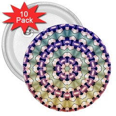 Digital Art Art Artwork Abstract 3  Buttons (10 Pack)  by Pakrebo