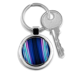 Abstract Fractal Pattern Lines Key Chains (round)  by Pakrebo