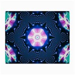 Abstract Fractal Pattern Colorful Small Glasses Cloth Front