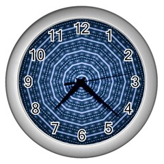 Digital Art Art Artwork Abstract Wall Clock (silver) by Pakrebo