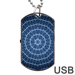 Digital Art Art Artwork Abstract Dog Tag Usb Flash (one Side) by Pakrebo