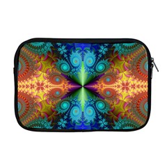 Fractal Fractal Background Design Apple Macbook Pro 17  Zipper Case by Pakrebo