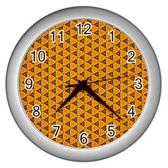 Digital Art Art Artwork Abstract Wall Clock (silver) by Pakrebo