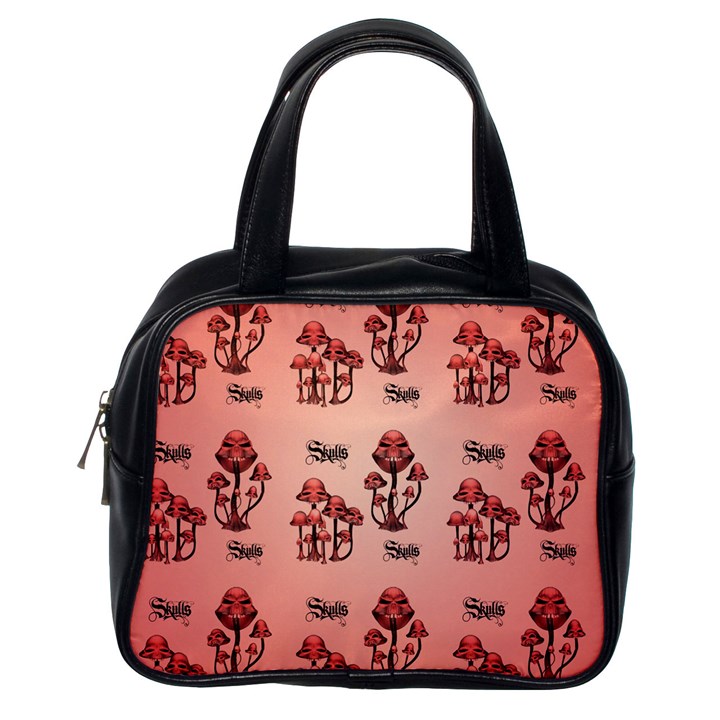 Funny Mushroom Pattern Classic Handbag (One Side)