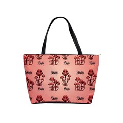 Funny Mushroom Pattern Classic Shoulder Handbag by FantasyWorld7