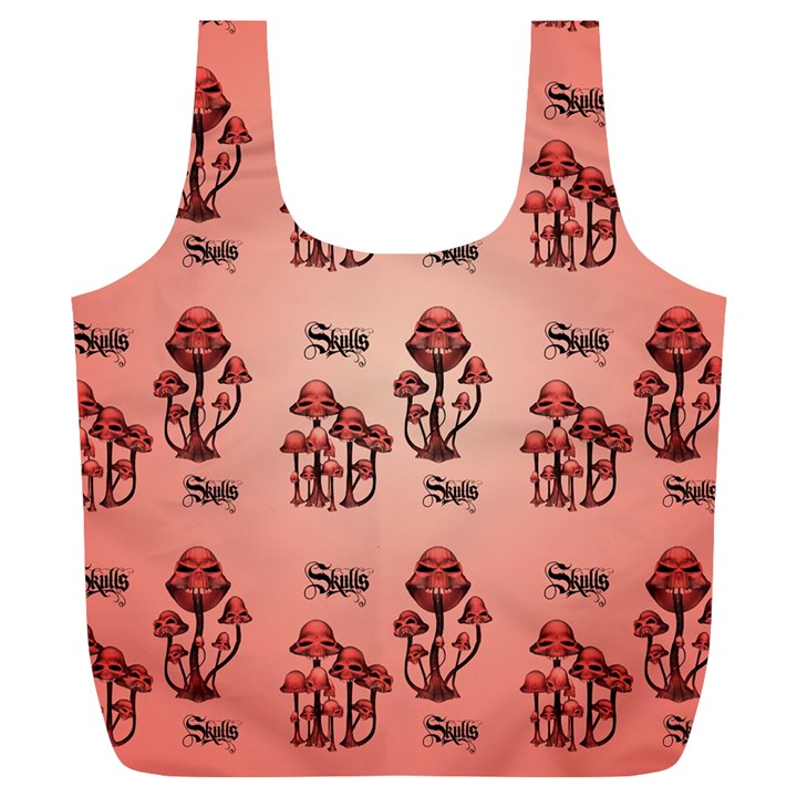 Funny Mushroom Pattern Full Print Recycle Bag (XL)