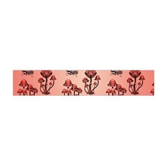 Funny Mushroom Pattern Flano Scarf (mini) by FantasyWorld7