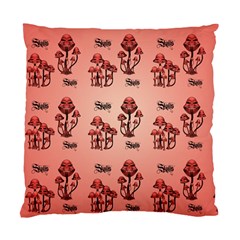 Funny Mushroom Pattern Standard Cushion Case (one Side) by FantasyWorld7