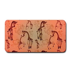 Cute Giraffe Pattern Medium Bar Mats by FantasyWorld7