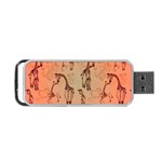 Cute Giraffe Pattern Portable USB Flash (One Side) Front