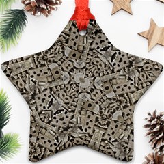 Cyber Punk Pattern Design Ornament (star) by dflcprintsclothing