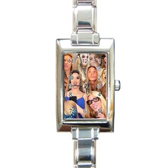 Lele Pons - Funny Faces Rectangle Italian Charm Watch by Valentinaart