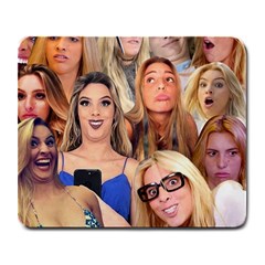 Lele Pons - Funny Faces Large Mousepads