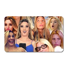 Lele Pons - Funny Faces Magnet (rectangular) by Valentinaart