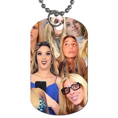 Lele Pons - Funny Faces Dog Tag (one Side) by Valentinaart