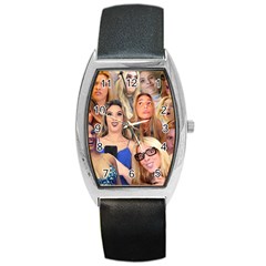 Lele Pons - Funny Faces Barrel Style Metal Watch by Valentinaart