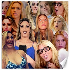 Lele Pons - Funny Faces Canvas 20  X 20  by Valentinaart