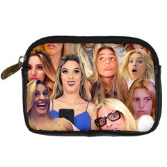 Lele Pons - Funny Faces Digital Camera Leather Case by Valentinaart